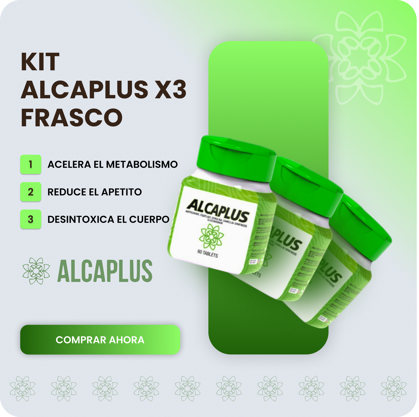 KIT ALCAPLUS X3 FRASCOS